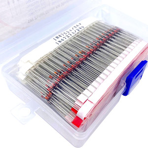 30 tipi di 600 pezzi 1W <span class=keywords><strong>Zener</strong></span> cristallo di vetro <span class=keywords><strong>Zener</strong></span> diodo 1 n4727 (3 v0)-4756A (47V) Kit - Product Image 4