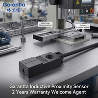 Capteur de proximité inductif carré Garantta, distance de détection de 4 mm pour petites pièces métalliques