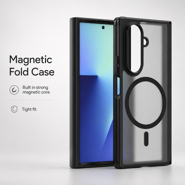 Magnetic Phone Case C0027 Bracket Design Luxury Anti-Fall Phone Case for Samsung Galaxy Z Fold 8 7 6 5 4 3