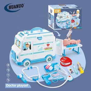 Bambini ragazzo finta gioca giocattoli ambulanza <span class=keywords><strong>auto</strong></span> giocattoli Kit medico carrello giocattolo con luce e suono - Product Image 3