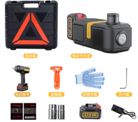 Équipement de réparation automobile : Cric électrique 12V amélioré avec kit de démarrage d'urgence – Kit de cric électrique durable