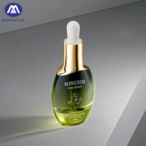 20G 30Ml 50Ml 100Ml 120Ml Thiết Kế Sang Trọng Rỗng Bao Bì Mỹ Phẩm Chai Thủy Tinh Và Kem Jar Set Với Màn Hình In - Product Image 3