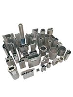 Profilé en T en aluminium série 6000, section de cadre en alliage, extrusion personnalisée, soudage, découpe, pliage de haute précision pour portes et fenêtres Botong