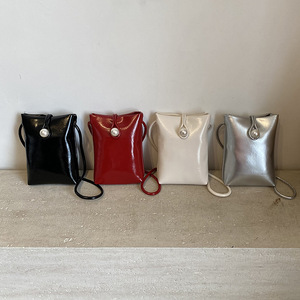 New Mini Phone Bag Fashion Trendy Red Single Shoulder Crossbody <b>Purse</b> Minimalist Solid Color <b>Small</b> Bag for Women - Product Image 6
