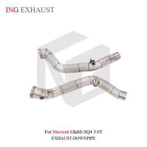 Tubo de Escape de Alto Flujo ING para Maserati Ghibli <span class=keywords><strong>SQ4</strong></span> 3.0T, Tubos de Escape de Carreras, Accesorios para Automóviles - Product Image 4