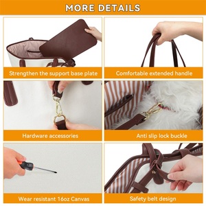 Sac de <span class=keywords><strong>transport</strong></span> pour <span class=keywords><strong>chien</strong></span> léger et doux, sac de <span class=keywords><strong>transport</strong></span> pour animaux de compagnie, respirant, approuvé par les compagnies aériennes, sac de <span class=keywords><strong>transport</strong></span> portable pour chiot et chat - Product Image 6