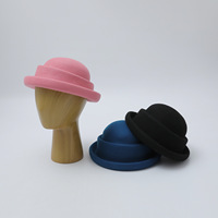 Béret en laine automne-hiver pour femme, style Hepburn français, chapeau cloche rétro, chapeau chaud et élégant pour femmes