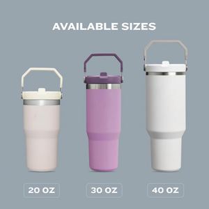 Christmas Gift <b>Hot</b> Sale Beer Cups Blank 16oz 20oz 40oz Stainless Steel Vacuum Insulated Tumbler with Handle Travel Mug - Product Image 5