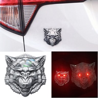 Autocollants de voiture LED à œil rouge personnalisables 12V – Décalcomanies automobiles tendance pour rénovation/amélioration
