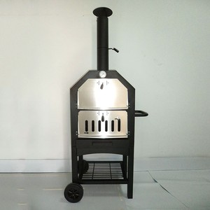 Four à pizza en acier inoxydable Four à pizza avec jauge de température Four à pizza extérieur - Product Image 5