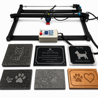 Machine de gravure laser à lumière bleue pour pierres tombales d'animaux, pierres commémoratives, acrylique, bois et artisanat en plastique