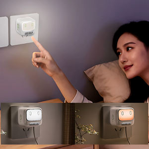 Adaptador de Carga Rápida GAN de 45W 65W con Doble Puerto y Función de Luz Nocturna Inteligente Controlada por Voz con IA, Adaptador de Corriente de 12v CC - Product Image 4