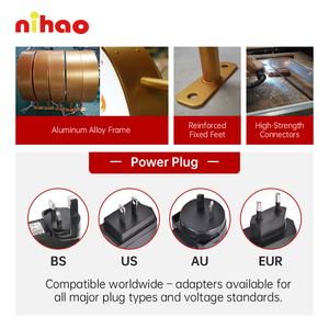 กล่องไฟ LED ทรงกลม NIHAO ออกแบบได้ตามต้องการ ป้ายไฟ LED ทรงกลม/สี่เหลี่ยม สำหรับใช้งานภายในและภายนอกอาคาร แบบสองด้าน สำหรับร้านค้าปลีก - Product Image 3