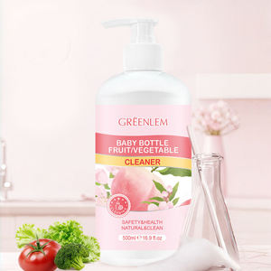 น้ำยาทำความสะอาดผักและผลไม้สำหรับครัวเรือน Greenlem แบบ OEM/ODM/OBM บรรจุขวด มีส่วนผสมของสารออกฤทธิ์ 5%-15% - Product Image 3
