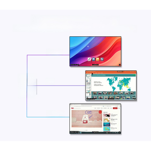 ไวท์บอร์ดอินเทอร์แอคทีฟขนาด 86 นิ้ว พร้อมกล้อง AI 4K ในตัว ติดตามเสียงอัตโนมัติ หน่วยความจำ 8GB+128GB จอ LED สำหรับห้องประชุมและห้องเรียนขนาดใหญ่ - Product Image 3