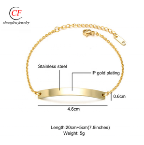 Braccialetto a catena economico in acciaio inossidabile con bracciale di design di qualità con gioielli di marca famosa - Product Image 1