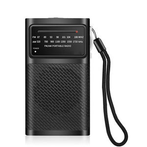 Outdoor Handheld Factory Portable AM FM Two Band Pocket Radio with Built In Speaker Lanyard Frequency Scale Panel Durable Radio - Product Image 3