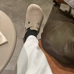 Chaussures mules unisexes personnalisées en daim véritable de haute qualité Birkenstocks sabots et mules femmes sabots en liège pantoufles en cuir de luxe - Product Image 3