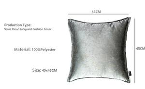 Housse de coussin de luxe en jacquard métallique, décorative pour la maison - Product Image 2