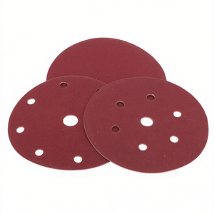 Disques de ponçage 150 mm, 6+1 trous, support Velcro, papier abrasif pour outils électriques - Product Image 2