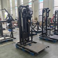 Fitness Gym Pin Load Selection épaule presse Multi Flight Machine entraîneur de gym intégré debout latéral augmenter la machine