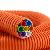 Труба HDPE COD для защиты внешней оболочки подземных оптоволоконных телекоммуникационных кабелей, сертифицированная по стандарту EN 61386, SN4, SN8