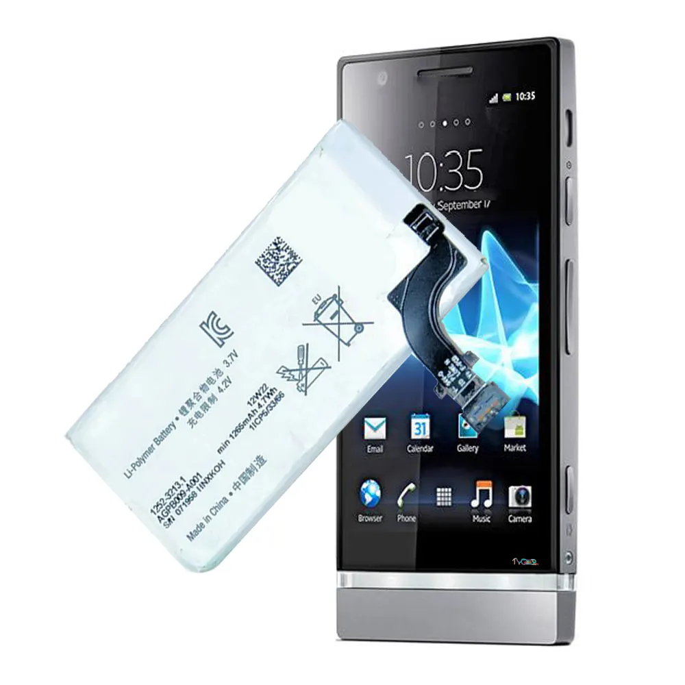 Oem neue Handy-Akku-Ersatz AGPB009-A001 für SONY Xperia P LT27 LT22 LT22i 1265mAh brandneue 0-Zyklus