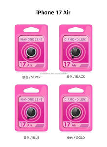 Protection d'objectif d'appareil photo en verre trempé 2.5D Radian 9H Brillant Diamant pour iPhone 17 15 14 13 12 11 Pro Max - Product Image 5