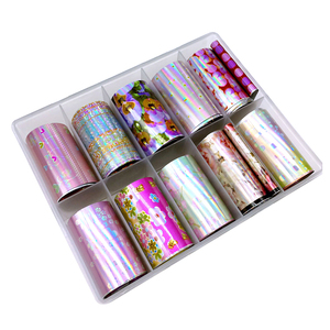 Nuevas Pegatinas de Uñas Brillantes 2D con Logotipo Personalizado, Lámina de Transferencia de 4x100cm para Decoración de Uñas, Pegatinas de Arte de Uñas Delgadas No Tóxicas - Product Image 5