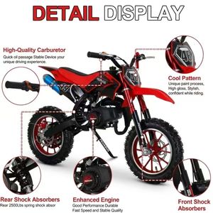 Cheap 49cc Gas Dirt Bike Kids <strong>Mini</strong> off Road Under 40km/h Bulk Order Acceptable for Resellers - Product Image 6