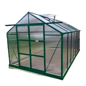 Commercial used polycarbonate mini small aluminum frame house garden other greenhouses szklarnia serre Gewachshaus