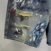 Shorts en jean de haute qualité pour hommes, différents styles, streetwear d'été, jeans baggy, shorts en jean déchirés