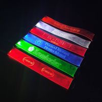 Bracelets LED Activés par le Son pour Fêtes, Bracelets Magnétiques à Couleurs Changeantes, Bracelets Lumineux LED