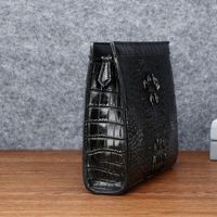 Nouvelle Pochette Homme Grande Capacité en Simili Cuir Grain Os de Crocodile, Sac à Main d'Affaires, Trousse de Toilette, Vente en Gros