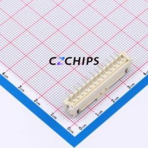 BX-HA2.54-13PLT Wire-to-Board Pin Header SMD,P=2.5mm Connector 1x13P 2.5mm Vertical Mount XHB - Product Image 2