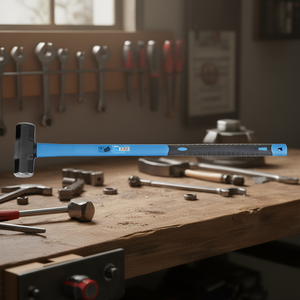 ค้อนเฟอร์วี 16 ออนซ์ หัวเหล็ก ด้ามไฟเบอร์กลาสสีน้ำเงิน ด้ามจับดูดซับแรงกระแทก - Product Image 3