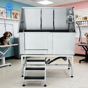 Lavabo para Peluquería Canina PAT PET, Bañera Duradera de Acero Inoxidable, Estación de Lavado para Perros, Fabricante de Bañeras para Mascotas - Product Image 1