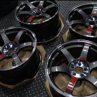Jantes en alliage forgé style TE37 SAGA SL gris foncé mat, 15-18 pouces, 5*112 5*120 5*144.3, pour jantes de piste légères, compatibles avec les voitures JDM