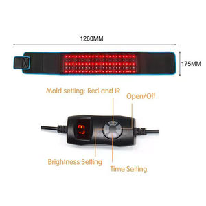 Sabuk lampu inframerah lampu merah 660 + 850nm, fisioterapi lampu merah pereda nyeri tubuh - Product Image 5