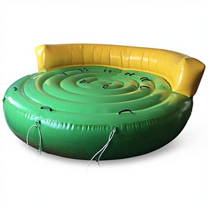 Divertido globo inflable hermético con forma de pez volador, OVNI loco para juegos acuáticos, tubo remolcable giratorio tipo huracán para embarcaciones. - Product Image 1