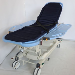 Carrito de Transporte Médico Manual con Manivela, Altura Ajustable, 4 Ruedas, Mobiliario Hospitalario para Uso en Emergencias y Pacientes - Product Image 1