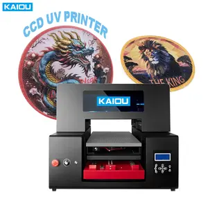 Visual Camera CCD Positioning Automatic Focus Vision System Online UV Printer 6090 Big Format Printing Machine