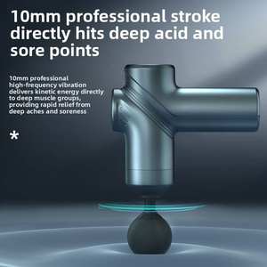 Pistolet de <span class=keywords><strong>massage</strong></span> musculaire professionnel portable à faible bruit, mini fascia gun, pour la relaxation musculaire et le fitness du corps entier, directement de l'usine - Product Image 2