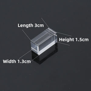 Fenêtre de refroidissement en saphir de 3 cm de longueur personnalisable pour tube laser CO2 et laser à fibre avec revêtements AR AF anti-rayures et anti-corrosion - Product Image 5