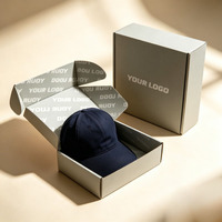 Boîtes en carton personnalisées pour l'impression d'emballages, boîtes d'expédition pour chapeaux, vêtements, chaussures, boîtes d'expédition en carton ondulé pour chapeaux
