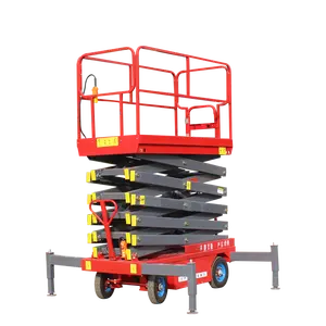 hydraulic mobile lifting table mobile electric lift ladder platform lift for home