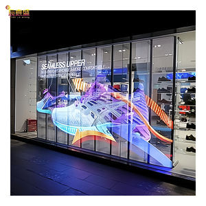 Écran LED transparent intérieur P3.91 Affichage de la <span class=keywords><strong>fenêtre</strong></span> LED en verre IP65 <span class=keywords><strong>pour</strong></span> centre commercial Magasin de détail <span class=keywords><strong>Fenêtre</strong></span> d'exposition de bienvenue - Product Image 1
