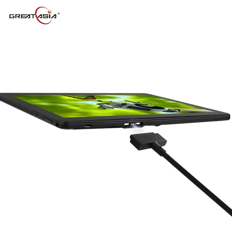 Oem interfaccia Magnetica tab 10 pollici android 8.1 tablet pc si collega con il cavo di ricarica magnetico tablet a basso costo