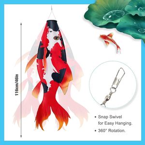 ถุงเท้าลาย koinobori สำหรับกลางแจ้งสีสันสดใสสไตล์<span class=keywords><strong>ญี่ปุ่น</strong></span>ใช้ในบ้านกลางแจ้งแขวนอยู่กับปลา - Product Image 2