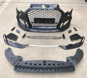 Pare-chocs avant A3 S3 avec grille en nid d'abeille et kits de carrosserie A3 pour <span class=keywords><strong>Audi</strong></span> A3 S3 Facelift 2017 2018 2019 pare-chocs de type <span class=keywords><strong>Rs3</strong></span> à bas prix - Product Image 2